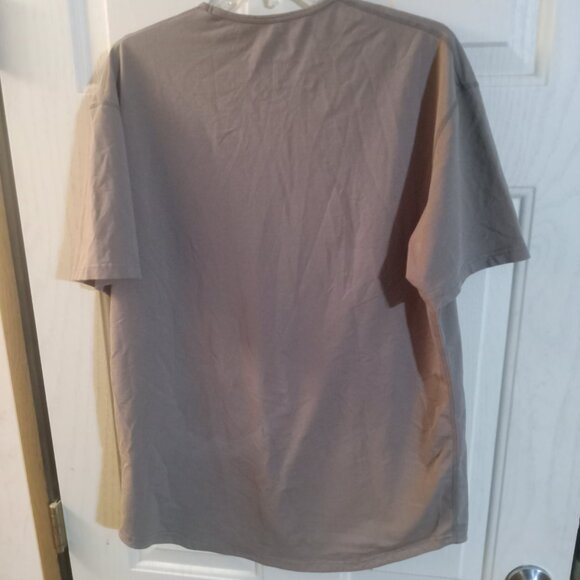 BYLT Premium Basics Men's Drop Cut Lux Short Sleeve Shirt XL Olive - Picture 3 of 8